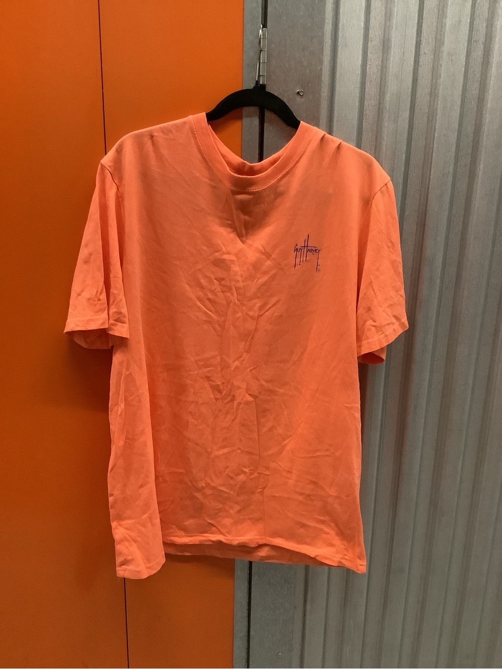 Guy Harvey Coral-Orange Short Sleeve Graphic Tee